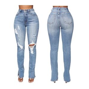 Fashion Nova Killin Em Kindly Jeans